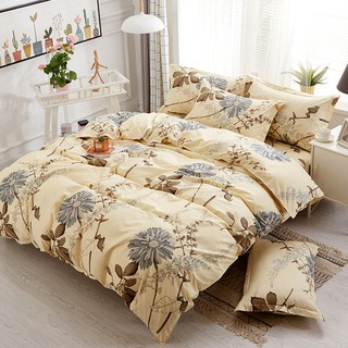 Chrysanthemum 3/4in1 Fashion Bedding Set Bedsheet Pillowcase Blanket Quilt Cover Set without any co (3)