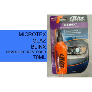 【Ready Stock】⊕Microtex Glaz Blinx (70ML) (Headlight Restorer)