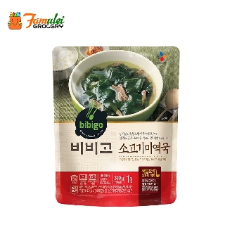 Cj Bibigo Beef Seaweed Soup MiYeokGuk 300g/500g (1)