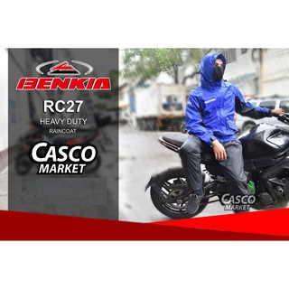 BENKIA HDF-RC27 RAIN SUIT HEAVY DUTY RAINCOAT MOTORCYCLE