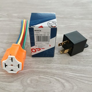 Relay Socket plus Relay K4 Original Bosch