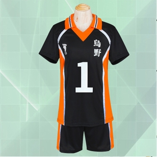 Anime Haikyuu Cosplay Costume Karasuno High School Volleyball Club Hinata Shyouyou Kageyama Tobio Sportswear Jerseys (7)
