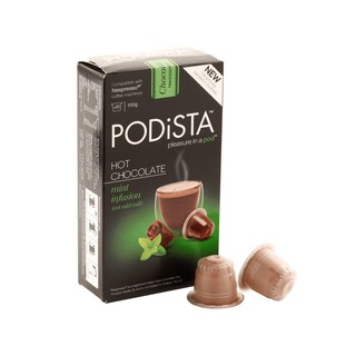 Beverages✢Podista Mint Infusion Choco Capsule Nespresso Compatible 10 Pcs.