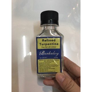 【Ready Stock】☒Berkeley Refined Turpentine (100ml)