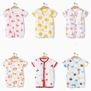 Newborn Romper Newborn Infant Baby Boy Girl Toddler Short Sleeve Romper Cotton Jumpsuit Clothes Outfit (1)