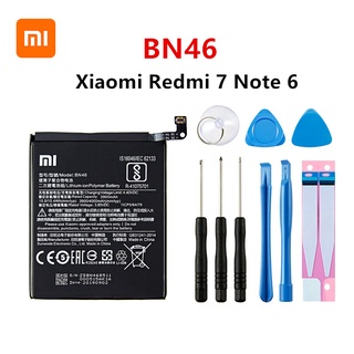 battery Xiao mi 100% Orginal BN46 4000mAh Battery For Xiaomi Redmi 7 Redmi7 Redmi Note 6 Redmi Note6