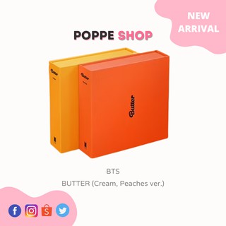 [ONHAND] BTS BUTTER VER. CREAM &PEACHES w/ MEMBER WEVERSE POB and POSTER