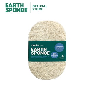 Zippies Earth Sponge Scrubber (4s)