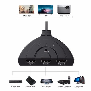 Applink HDMI Splitter 4K*2K 3 Ports Mini Switcher Cable 1.4b 1080P 3 in 1 Out Hub HDMI Switch A-162