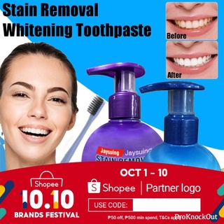 jaysuing Stain Removal Teeth whitening Baking Soda Toothpaste 220g