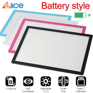 SketchBattery style LED Drawing Tablet USB LED Light pad drawing Board Digital Graphics Pad