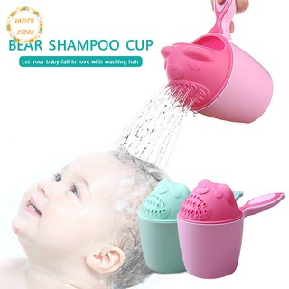 Cartoon Baby Bath Shampoo Cup Children Bathing Bailer Baby Shower Spoons Washing Hair Cup