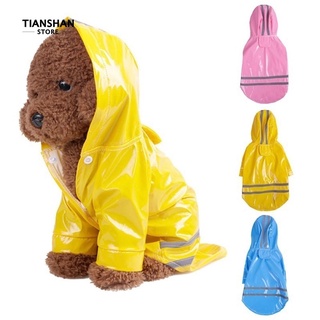 ❈⊙Pet Dog Waterproof Waistcoat Raincoat Rain Slicker Clothes