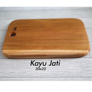 Not Doubt... Zein Serving Board / Teak Wood Cutting Board / Whole Wood Without Connection / Wooden Base / O