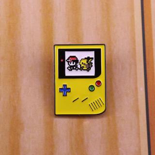 Pikachu Ash Gamer Video Games enamel pin Nintendo switch game brooch (3)