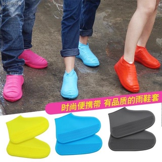 ♗Reusable Latex Waterproof Rain Shoes Covers Slip-resistant Rubber Rain Boot Overshoes Accessories