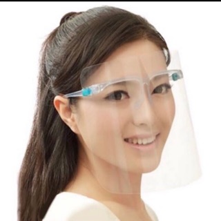 Face Shield + Glasses Virus Block Anti Fog Goggles 10 boxes （1pcs =P15