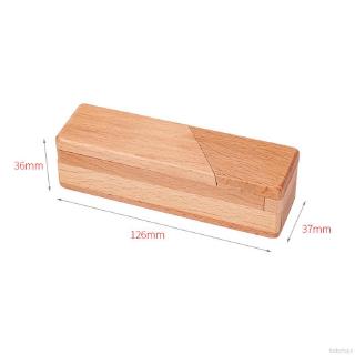 Wooden Secret Opening Box Brain Teaser Puzzle Mysterious Magic Drawers With Hidden (3)