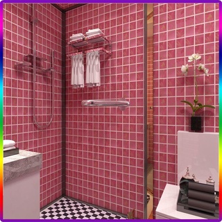 【Available】Bathroom decoration waterproof wallpaper mosaic toilet sticker self-adhesive wallpaper ba