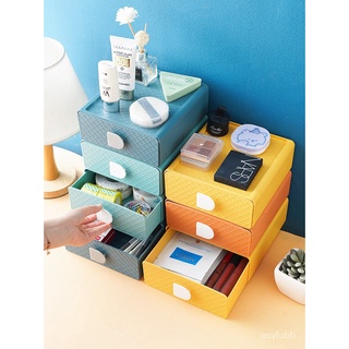 Drawer Desktop Storage Box Cosmetics Desk Student Dormitory Stationery Organizing Box Desk Storage R