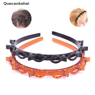 Quecaokahai Double Bangs Hairstyle Hairpin Hairdressing Hairpin Headband Womens Headwear PH