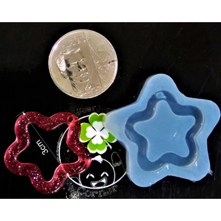 UV resin mold hollow star with hole