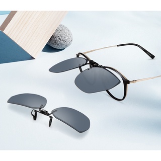 Polarized Sunglasses Clip On Flip Style Fashion Sunglasses One-lens Dual-use Driving Sunglasses (2)