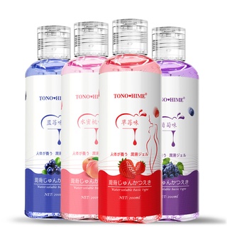 ✇▧❒Water-soluble TONO-Fruit Lubricant 200ml Fruit-flavored Sex Lubricant, Suitable for Boys Sex Toys