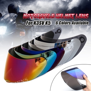Motorcycle Motocross Wind Shield Helmet Visor Lens Colorful Sun Visor Full Face Fit For AGV K3SV K5
