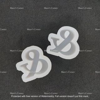 MAEV'S CORNER Ampersand & Shape Silicone Mold for Resin Craft