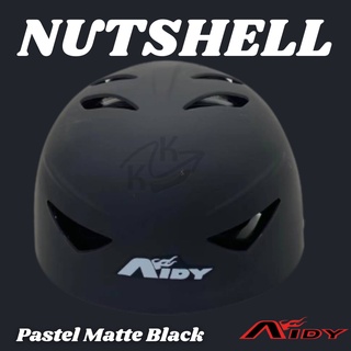 KFL AIDY PASTEL SERIES Matte Motorcycle/ Bike Nutshell Open Face helmet