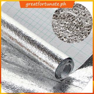 Thicker Aluminum Foil Kitchen Cupboard Sticker Waterproof Selfadhesive Wallpaper，Size: 40 cm * 100 cm
