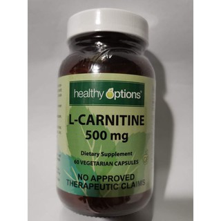 Vitamin bVitamin☜healthy options L Carnitine 500mg 60 capsules