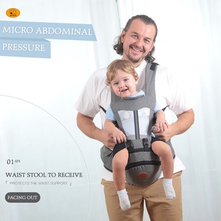 Baby Carrier Infant Comfortable Breathable Multifunctional Sling Backpack Hip Baby Seat Carrier