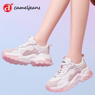 Cameljeans Sneakers Women Summer Fashion and Comfortable Casual Shoes Thick-soled Shoes