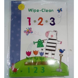 Wipe and clean letters or numbers