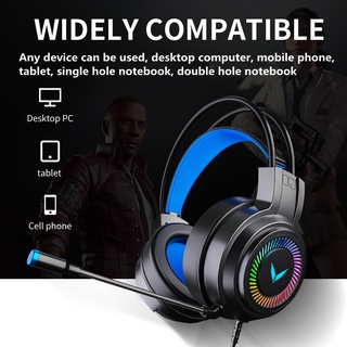 Gaming Headphones PC Noise Cancelling Headphones Wired Headset with Mic for PC/Laptop/Cell Phone