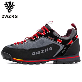 DWZRG Waterproof Hiking Shoes Mountain Climbing Shoes Outdoor Hiking Boots Trekking Sport Sneakers