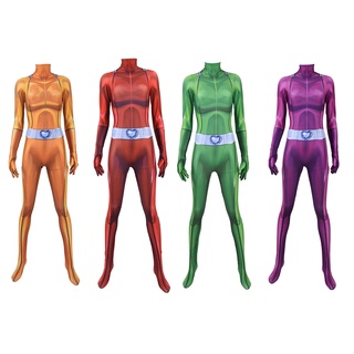 Halloween Cosplay Totally Spies European and American Anime Girl Agent Mandy Bodysuit