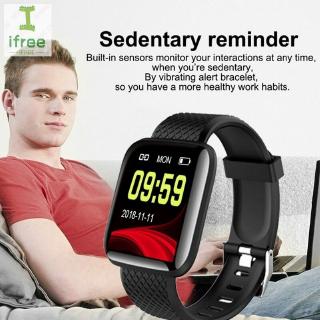 116 PLUS Color Screen Smart Watch Heart Rate Blood Pressure Waterproof Fitness Tracking Watch (1)