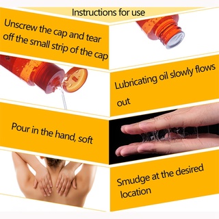 Lemezee 80ML Peach lubricants Orange oil lube gel lubricant sex toys for women men Adult Products (5)