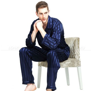 Mens Silk Satin Pajamas Set Pajama Pyjamas Set Sleepwear Set Loungewear S,M,L,XL,2XL,3XL,4XL