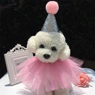 birthday party✹Pet Birthday Hat Dog and Cat Party Scarf Cute Princess Style Lace