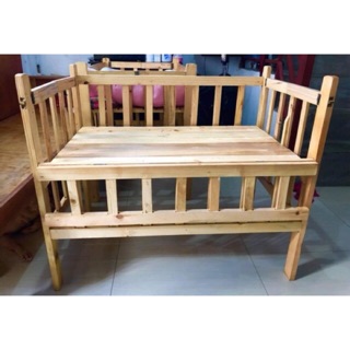 Wooden Crib Adjustable Dropside