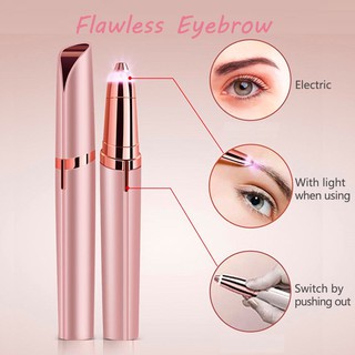 Electric Eye Brow Trimmer USB Charging Painless Remover Brows Razor Eyebrow Shaver Mini Hair Removal Device