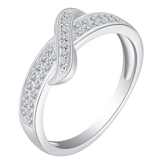 Silver Kingdom 92.5 Italy Silver Korean Fashion Jewelry Accessory Ladies' Ring R203