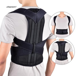 ✤Adult Unisex Adjustable Shoulder Back Support Posture Corrector Belt Band Brace