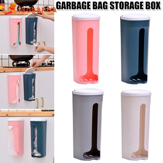 Plastic Bag Dispenser Wall Mounted Grocery Garbage Trash Bags Organizer Storage Box Holder for Home Kitchen (1)