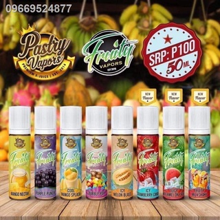 △☃❒Pastry Vapor Fruity Selection 50ml