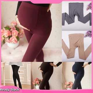 ☾┅☼WT Pregnant Women Winter Thicken Tights Maternity Warm Footed Legging Pantyhosepants for women